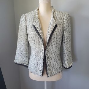 White House Black Market Tweed Jacket Size 6